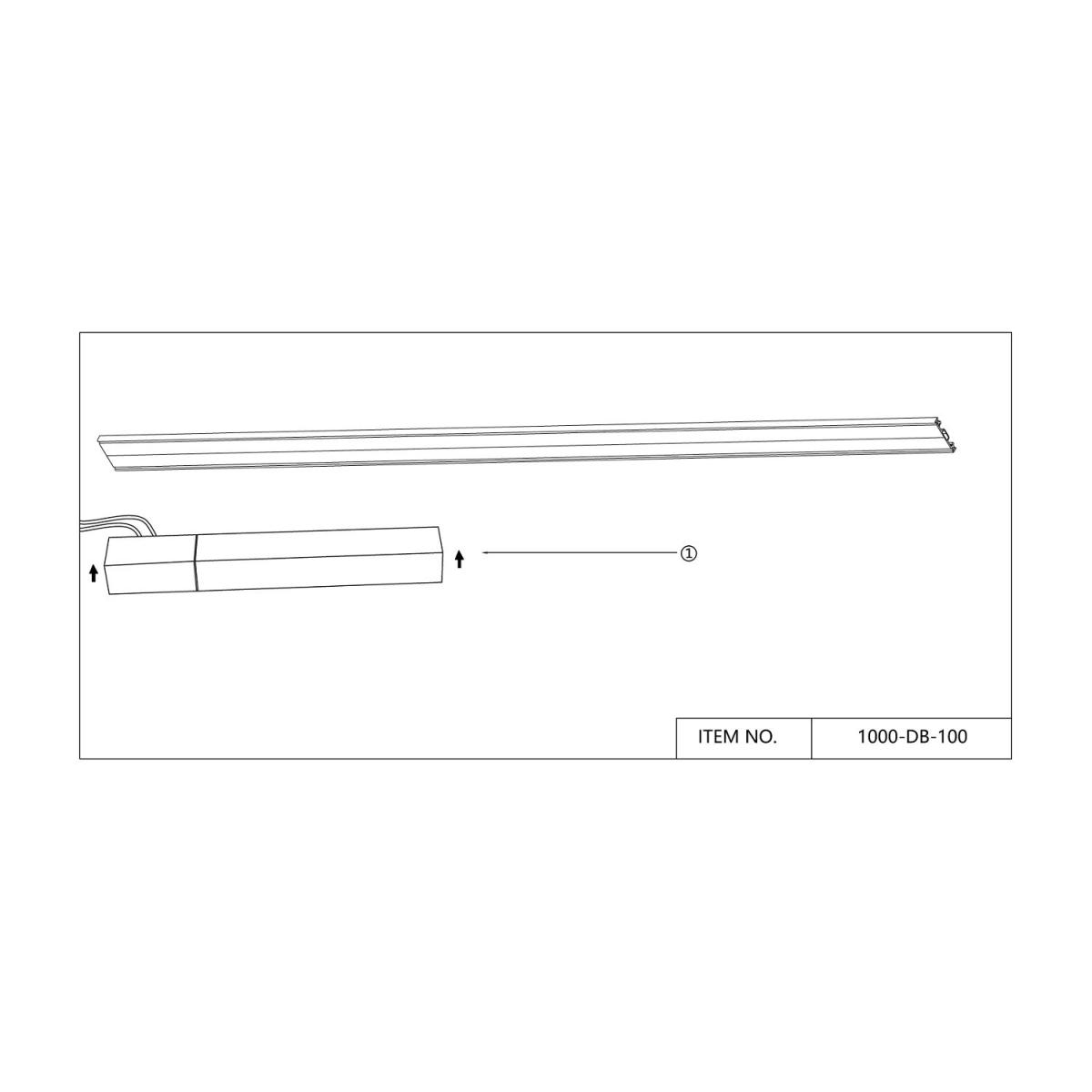 Магнитный драйвер Favourite Unica 100Вт 42В IP20 1000-DB-100 в #REGION_NAME_DECLINE_PP#