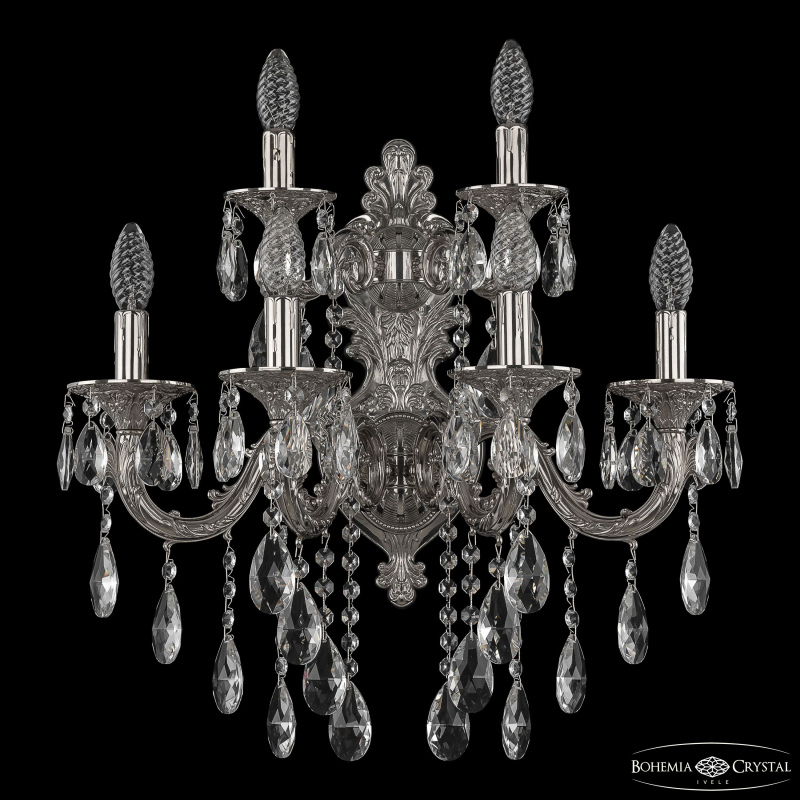 Бра Bohemia Ivele Crystal Florence 7101B16/4+2/210 B Ni в Санкт-Петербурге