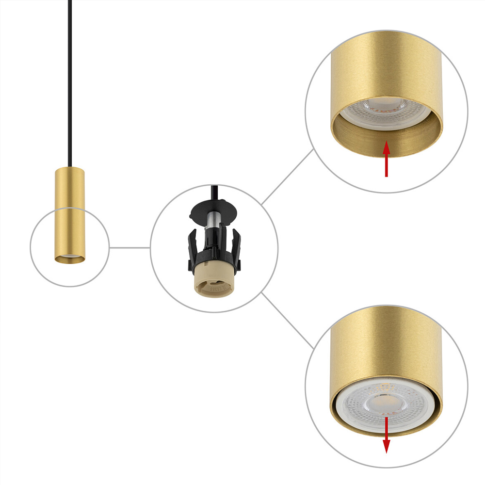 Подвесной светильник Nowodvorski Fourty S Brass/Black 10766 в Санкт-Петербурге