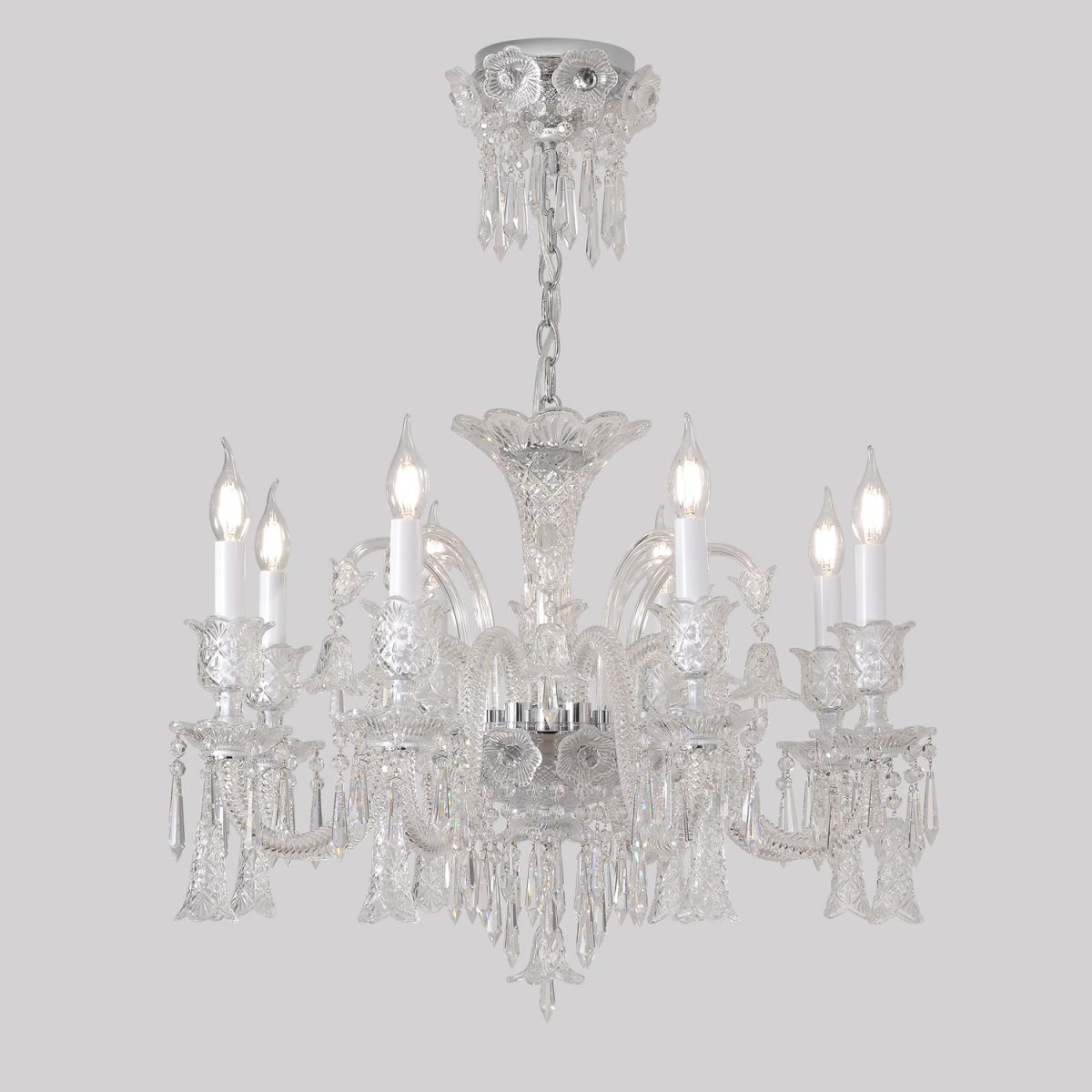 Подвесная люстра Crystal Lux VERSAILLES SP8 CHROME в Санкт-Петербурге