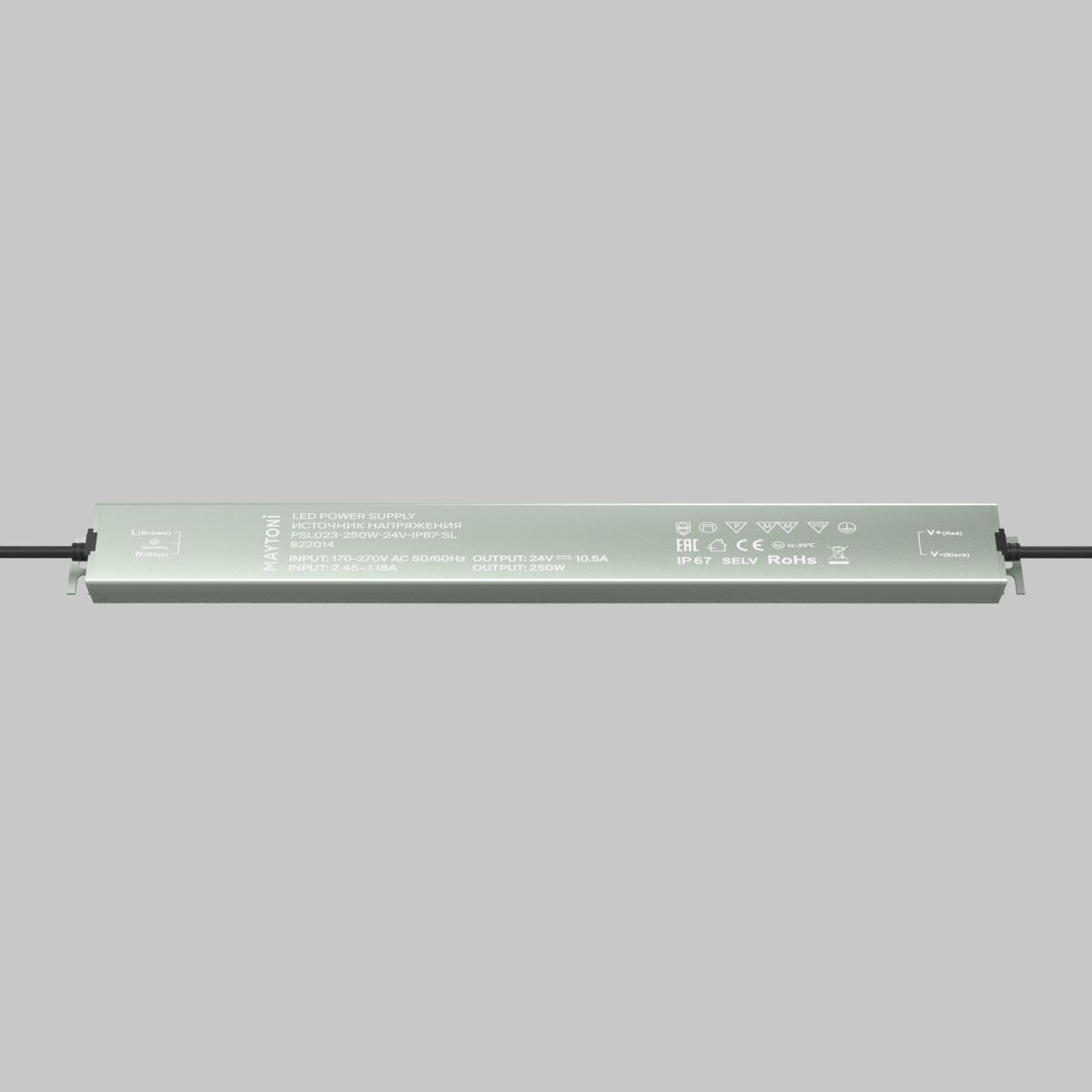 Блок питания Maytoni Led Strip PSL023 24В 250Вт IP 67 822014 в #REGION_NAME_DECLINE_PP#