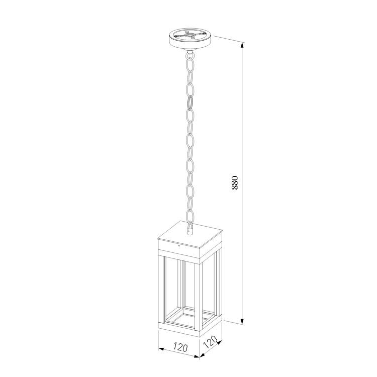 Уличный подвесной светильник Elektrostandard Frame 4690389172366 в Санкт-Петербурге