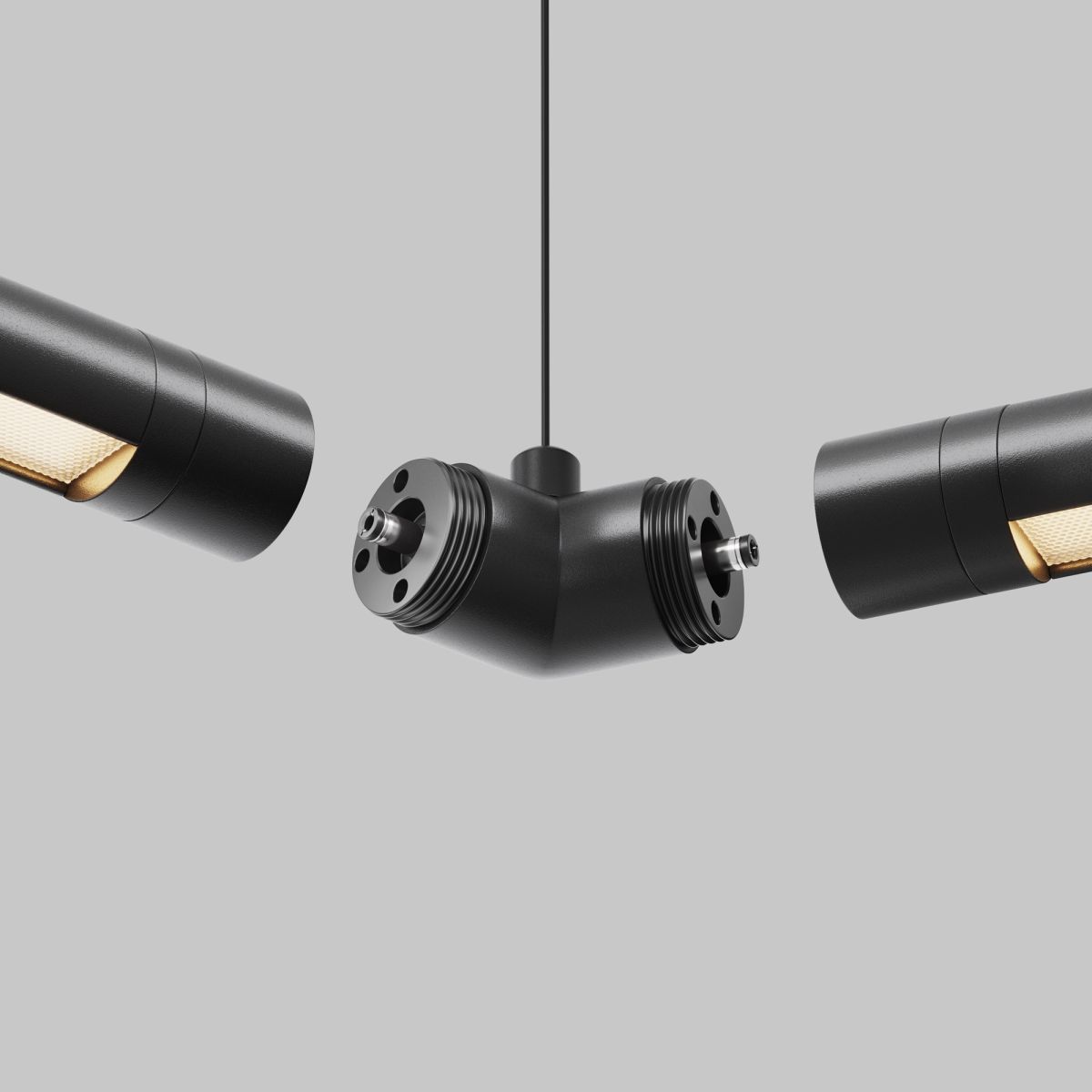 Угловой коннектор 120° без ввода питания Maytoni Shelf CA018LWC-B в Санкт-Петербурге