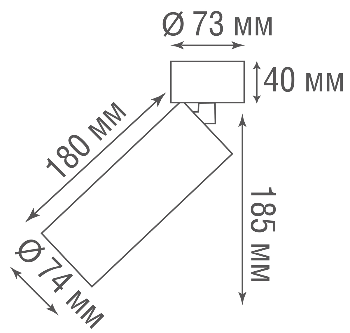 Накладной спот Donolux Rollo DL18895R30N1W ST в Санкт-Петербурге