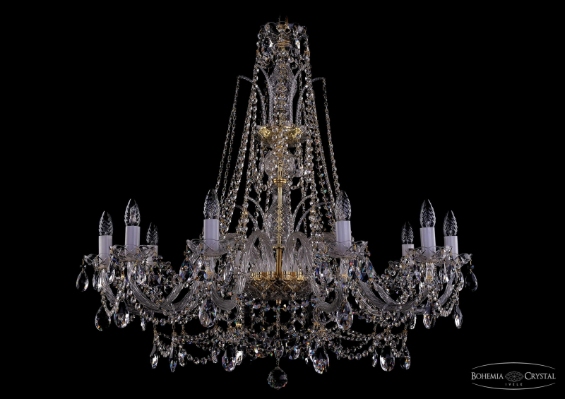 Подвесная люстра Bohemia Ivele Crystal 1411/10/360/XL-87 G в Санкт-Петербурге