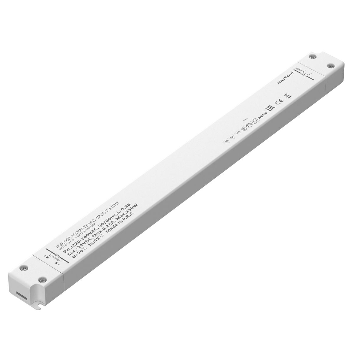 Источник напряжения Maytoni Triac 150Вт DC24В IP20 734011 в Санкт-Петербурге