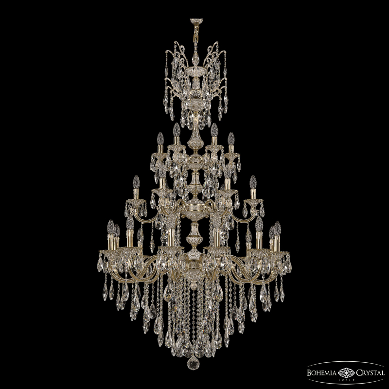 Подвесная люстра Bohemia Ivele Crystal Verona 72101/12+6+6/300/XL/3d B GW в Санкт-Петербурге