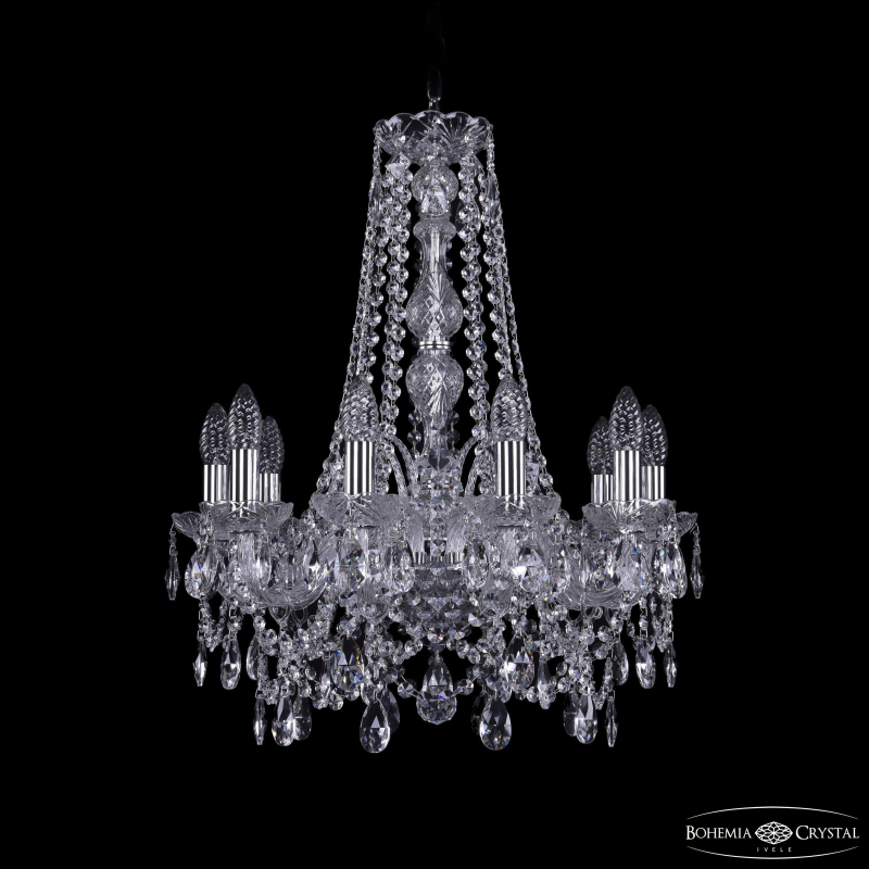 Подвесная люстра Bohemia Ivele Crystal 1411/10/160/h-64 Ni в Санкт-Петербурге