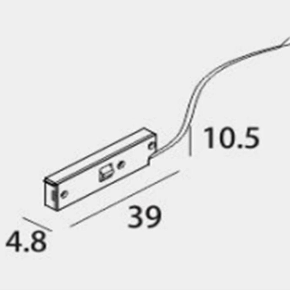 Коннектор питания ввод для трековой системы Level Light High Track system 24V Hi-T3001PB в Санкт-Петербурге