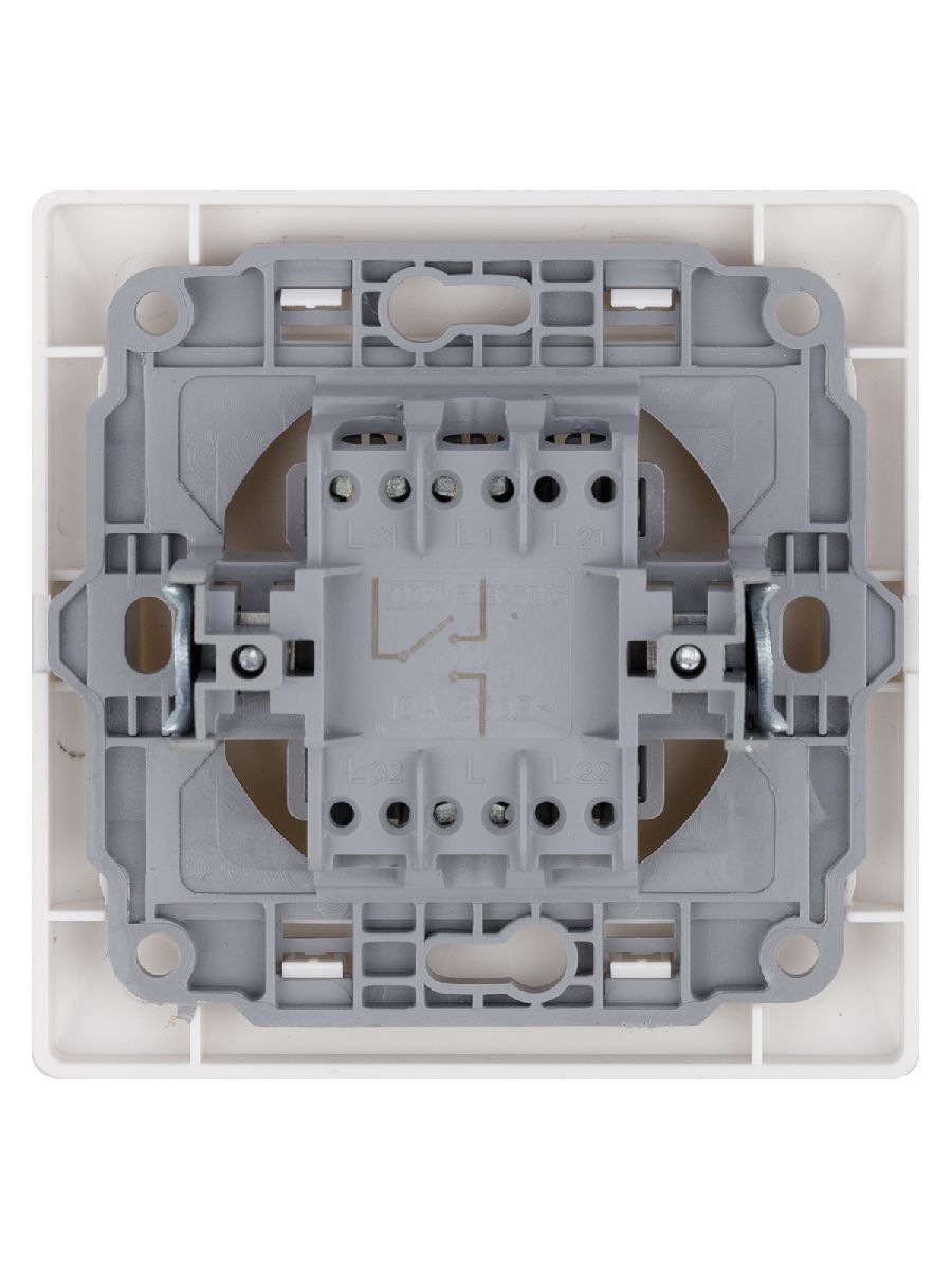 Выключатель одноклавишный на 2 направления Ильмень TDM Electric SQ1823-0005 в Санкт-Петербурге