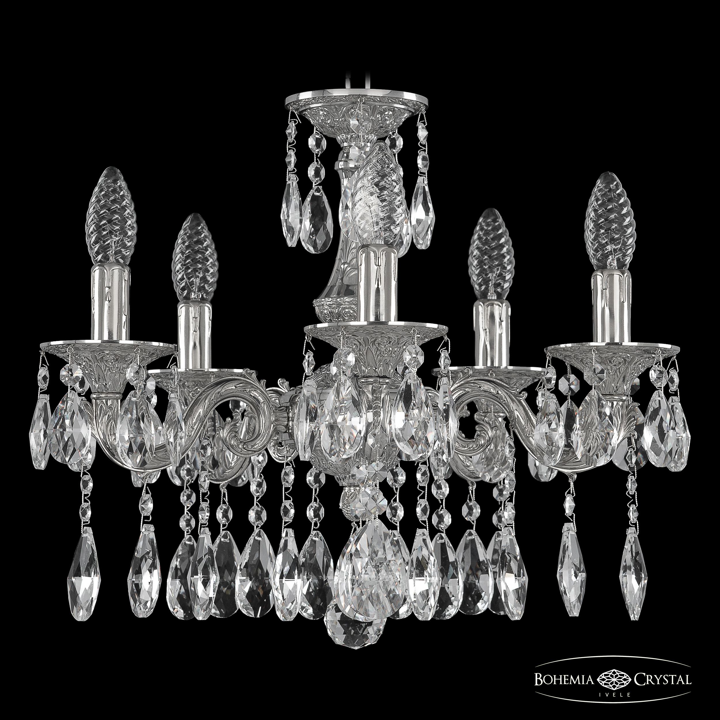 Подвесная люстра Bohemia Ivele Crystal Florence 71101/5/125 A Ni в Санкт-Петербурге