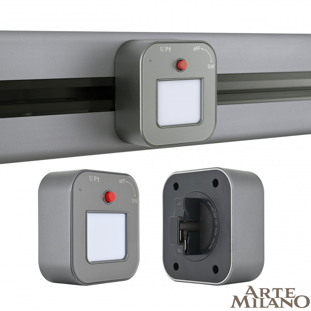 Трековый светильник Arte Milano Am-track-sockets 380022TL/Light Grey в Санкт-Петербурге