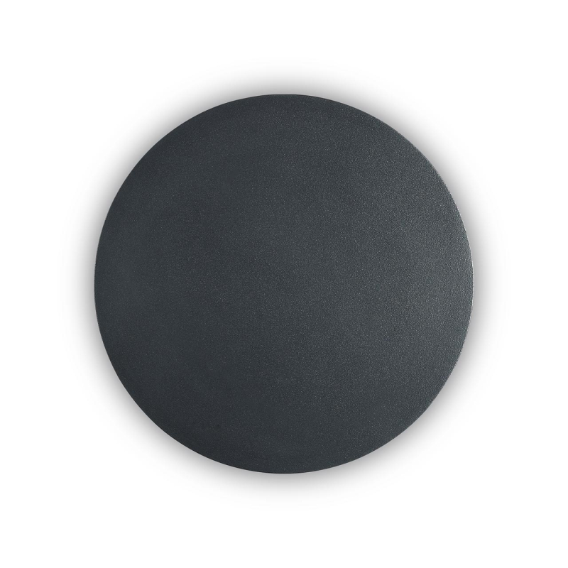 Настенно-потолочный светодиодный светильник Ideal Lux Cover AP1 Round Big Nero 195759 в Санкт-Петербурге