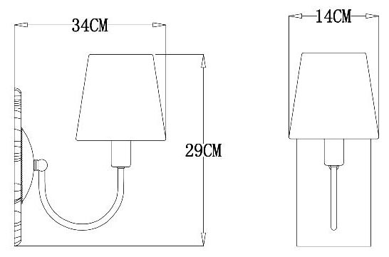 Бра Arte Lamp Gracie A7301AP-1PB в Санкт-Петербурге