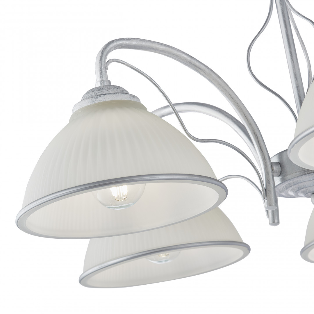 Подвесная люстра Arte Milano Amalfi 337207/5 WT+SL в #REGION_NAME_DECLINE_PP#