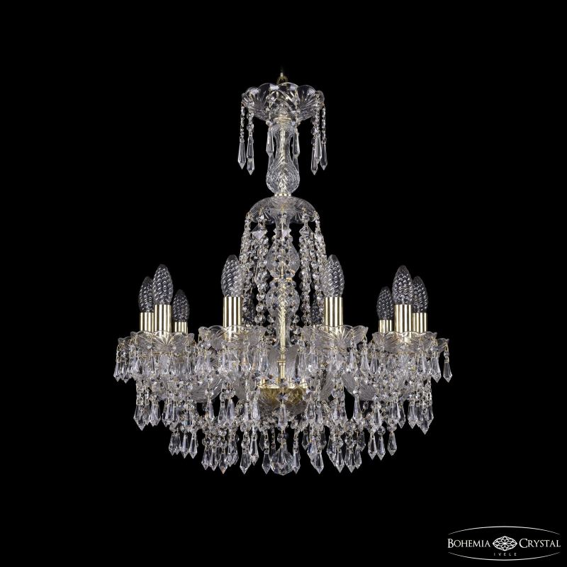 Подвесная люстра Bohemia Ivele Crystal 1403/10/195/XL-65 G в Санкт-Петербурге