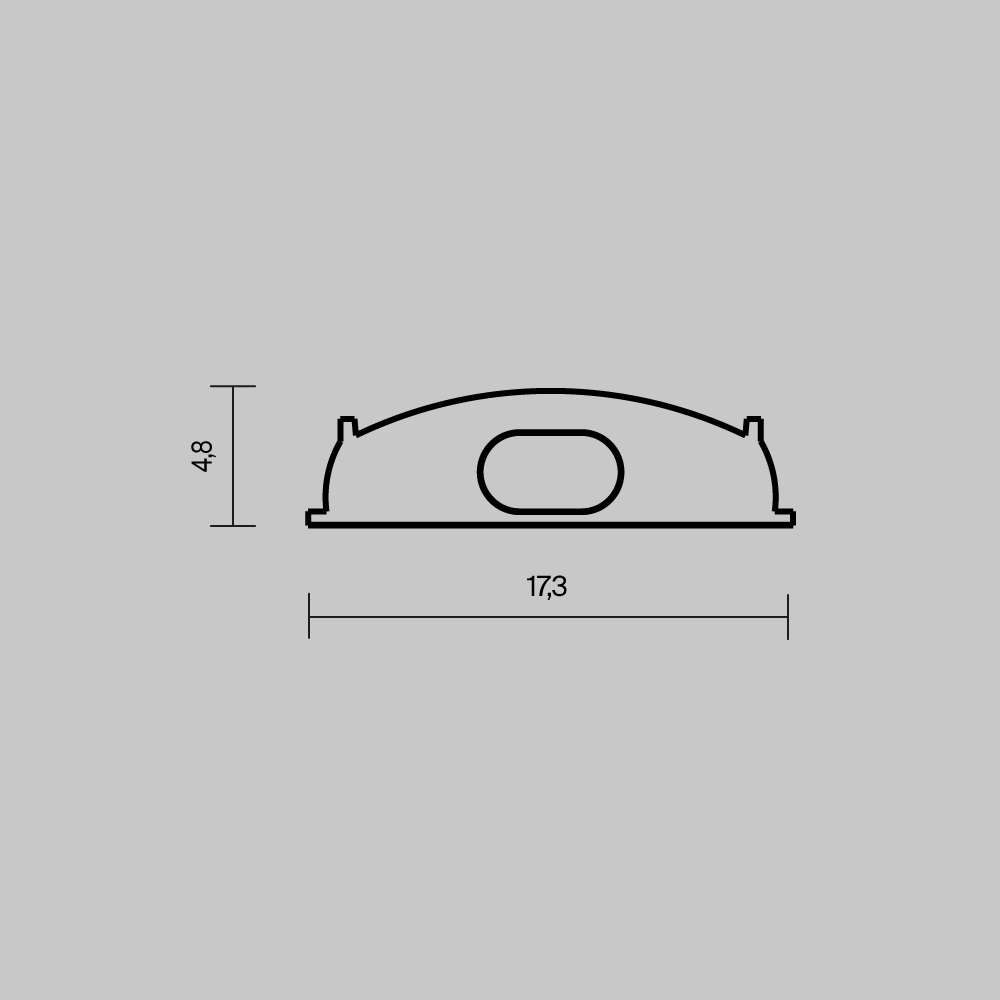 Комплект заглушек для профиля 18×06 2шт Maytoni Led Strip ALM-1806-EC 642075 в Санкт-Петербурге