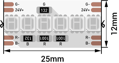 Светодиодная лента DesignLed DSG8A240-24-RGB-33 005762 в Санкт-Петербурге