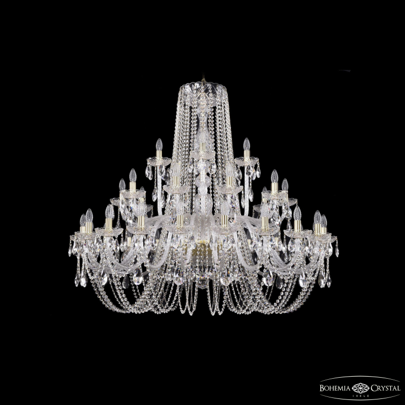 Подвесная люстра Bohemia Ivele Crystal 1402/20+10+5/460 G в Санкт-Петербурге