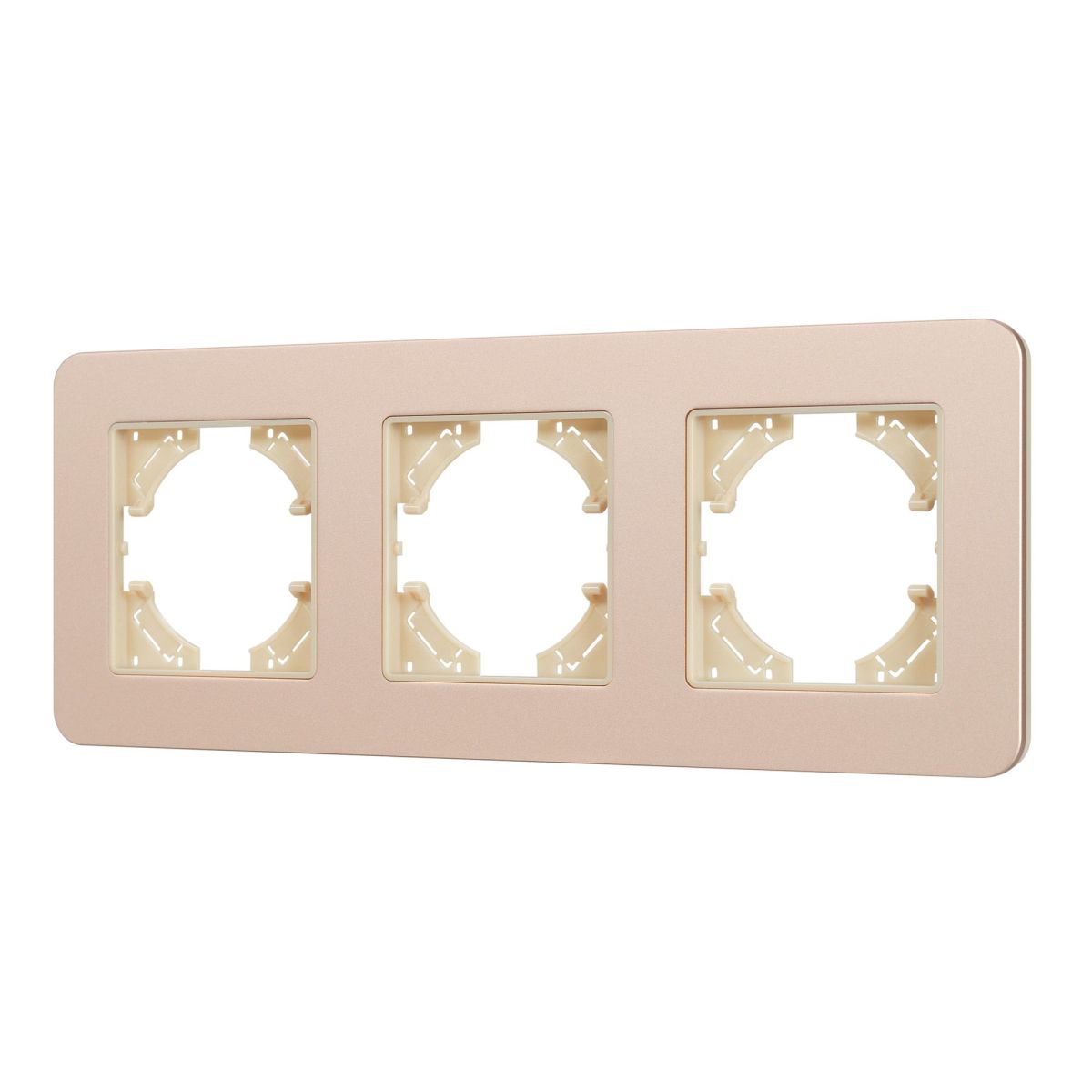 Рамка на 3 поста алюминиевая Arlight FRM-AKIRY-SFAL-3-GD 049742 в Санкт-Петербурге