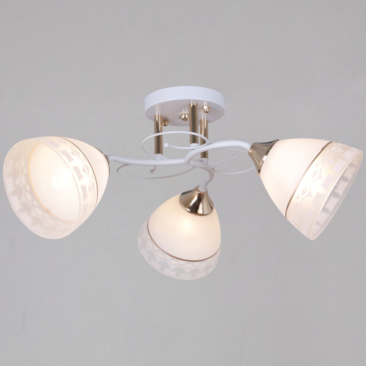 Потолочный светильник Reluce 11460-0.3-03 WH+FG в #REGION_NAME_DECLINE_PP#