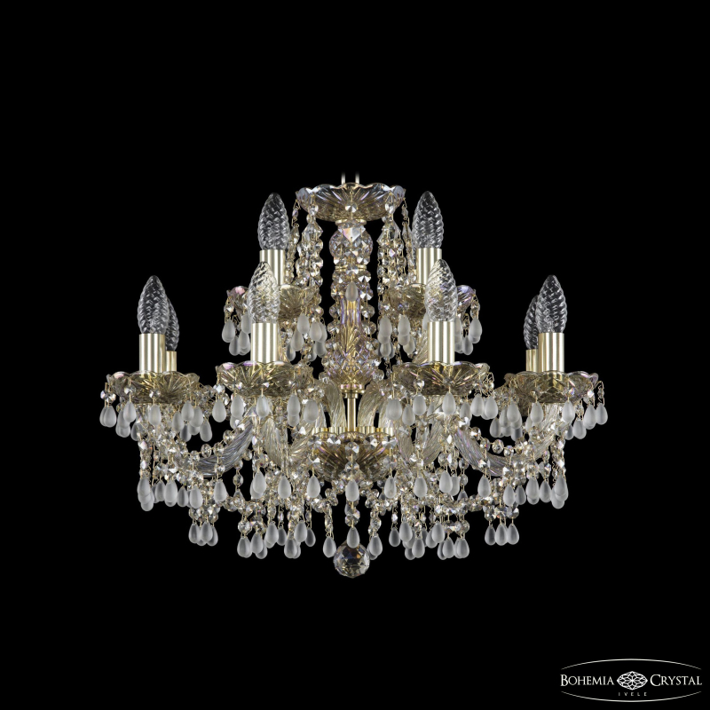 Подвесная люстра Bohemia Ivele Crystal 1410/8+4/195 G V0300 M801 в Санкт-Петербурге