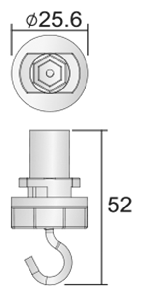 Крюк Deko-Light D Line 710060 в Санкт-Петербурге