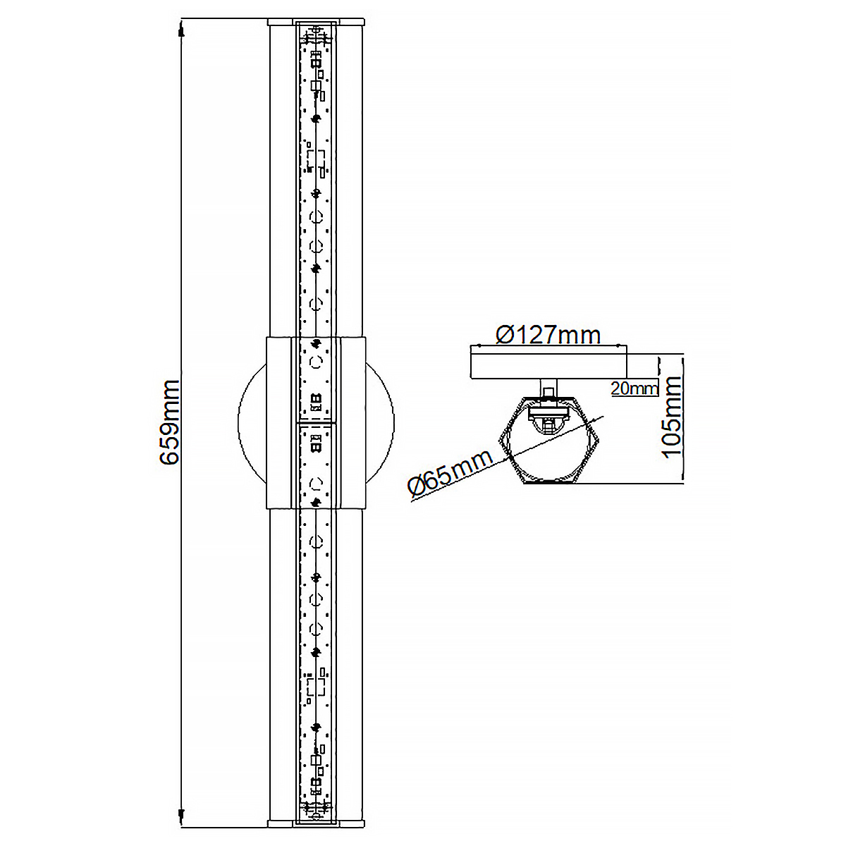 Бра Hinkley Facet QN-FACET-LED2-PC-BATH в Санкт-Петербурге