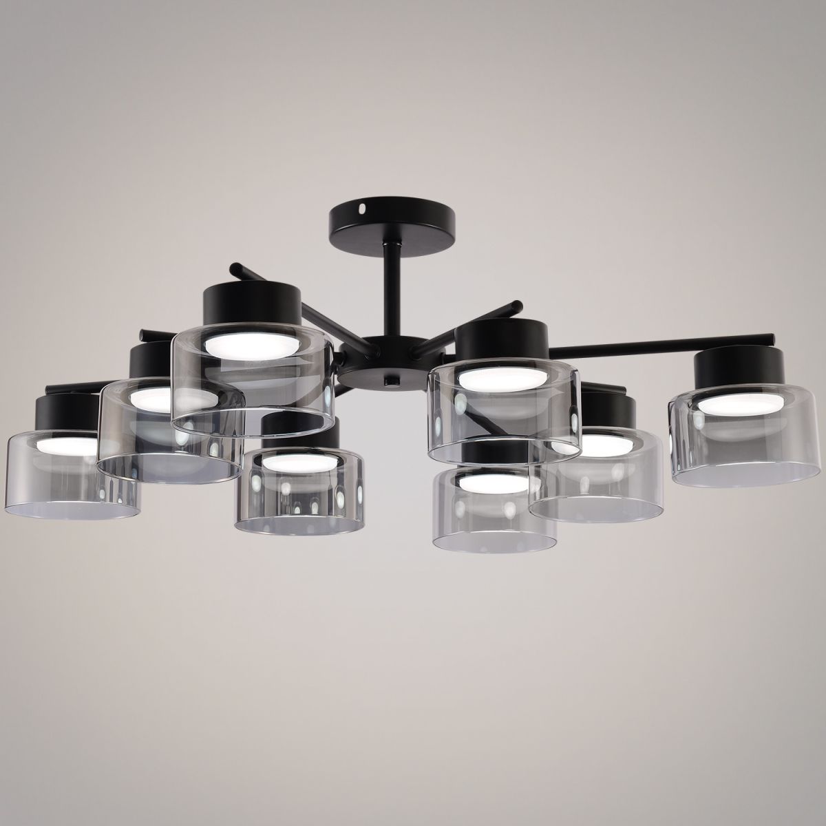 Люстра на штанге Reluce 47010-0.3-08 BK в Санкт-Петербурге