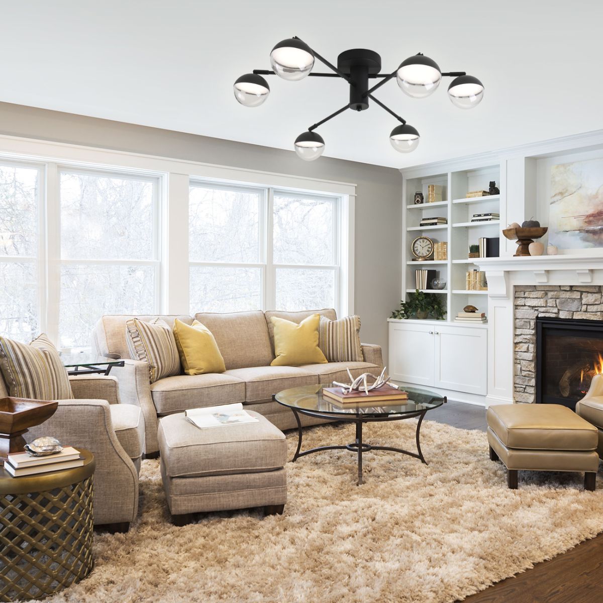 Потолочный светильник Escada Diverse 10271/6LED Black в #REGION_NAME_DECLINE_PP#