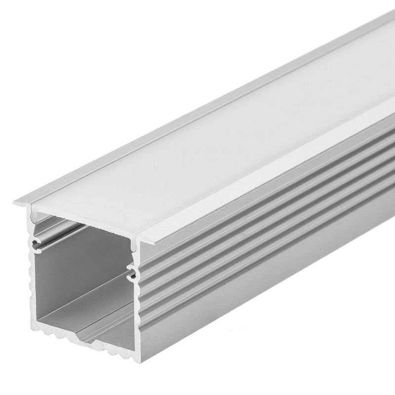 Профиль с экраном Arlight ALU-POWER-W35-2000-F ANOD+FROST 015538 в Санкт-Петербурге
