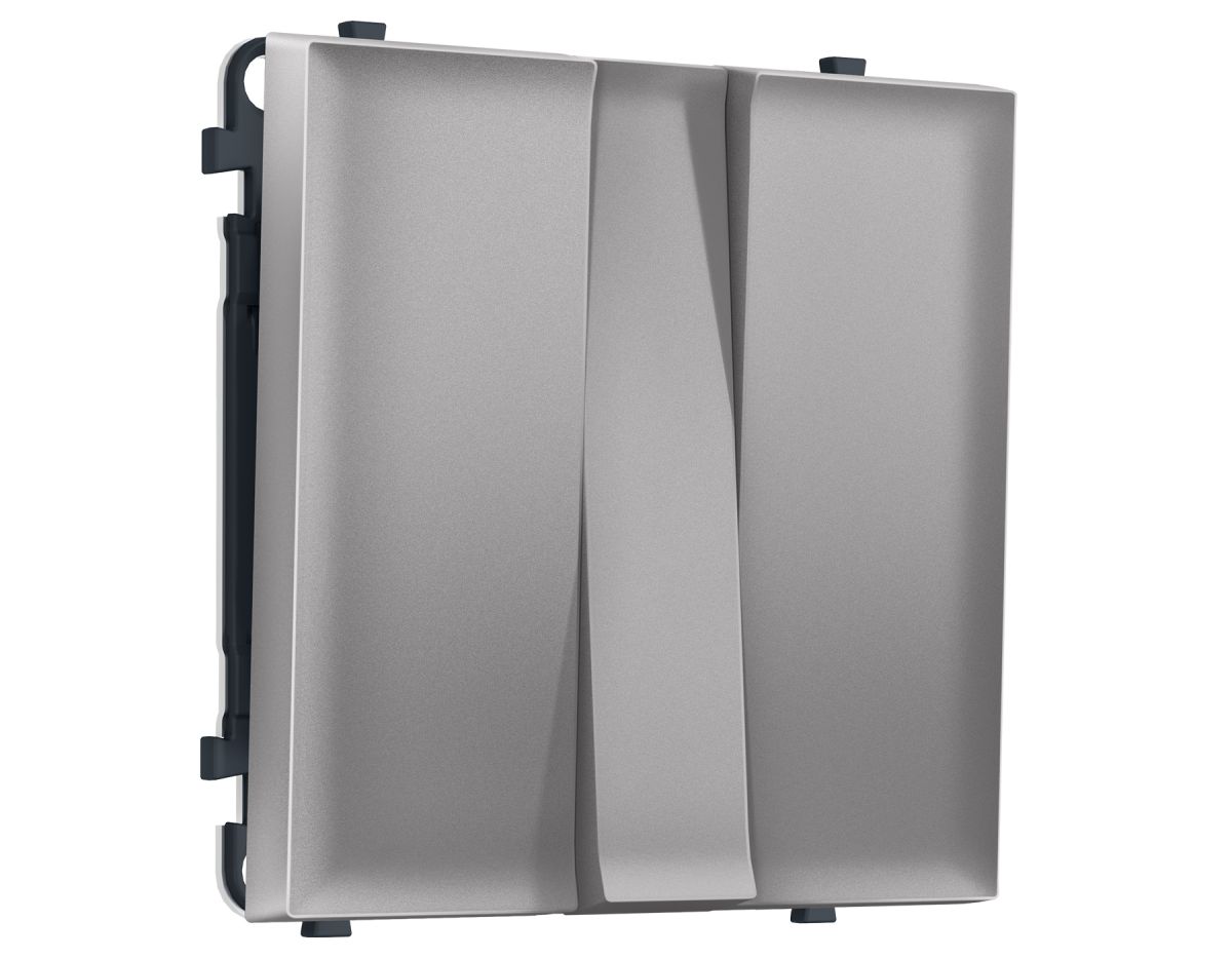 Комплект механизма 3-кл выключателя SIGMA Сталь матовый 10A-250V QUANT PRO Ambrella Volt MS505010 (SP5050, PR133) в #REGION_NAME_DECLINE_PP#