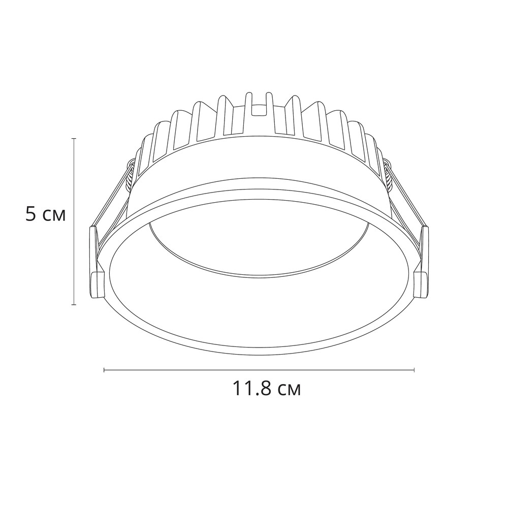 Точечный встраиваемый светильник Arte Lamp Frame A7794PL-1BK в Санкт-Петербурге