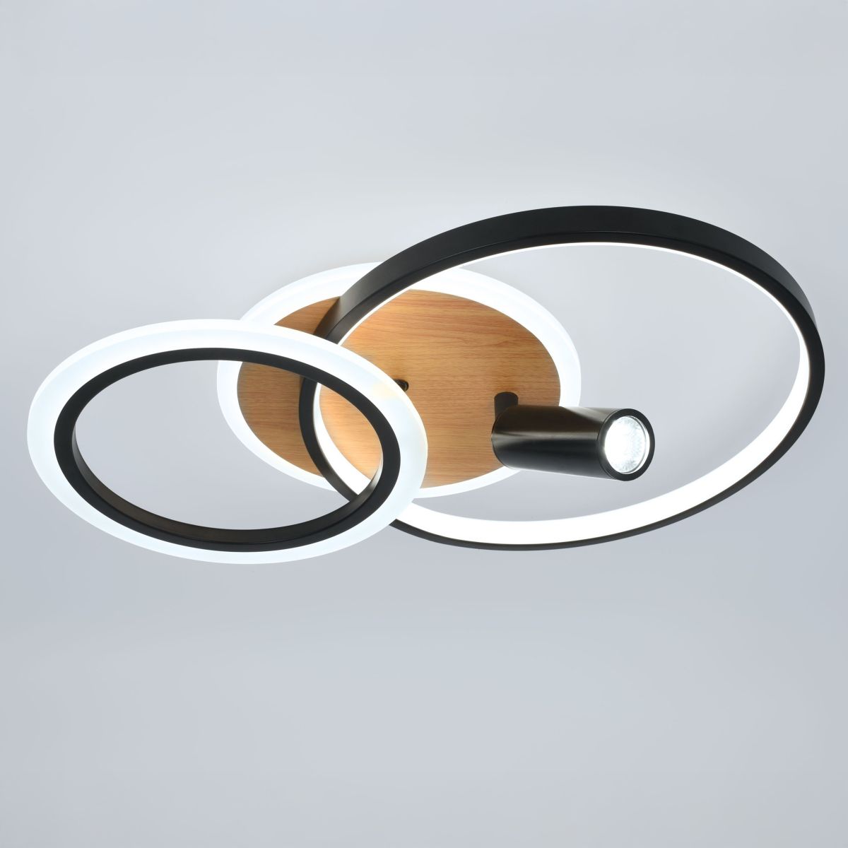 Потолочный светильник Эра Модерн Rondo CLL-1 85W 3K-6,5K RC BK в Санкт-Петербурге