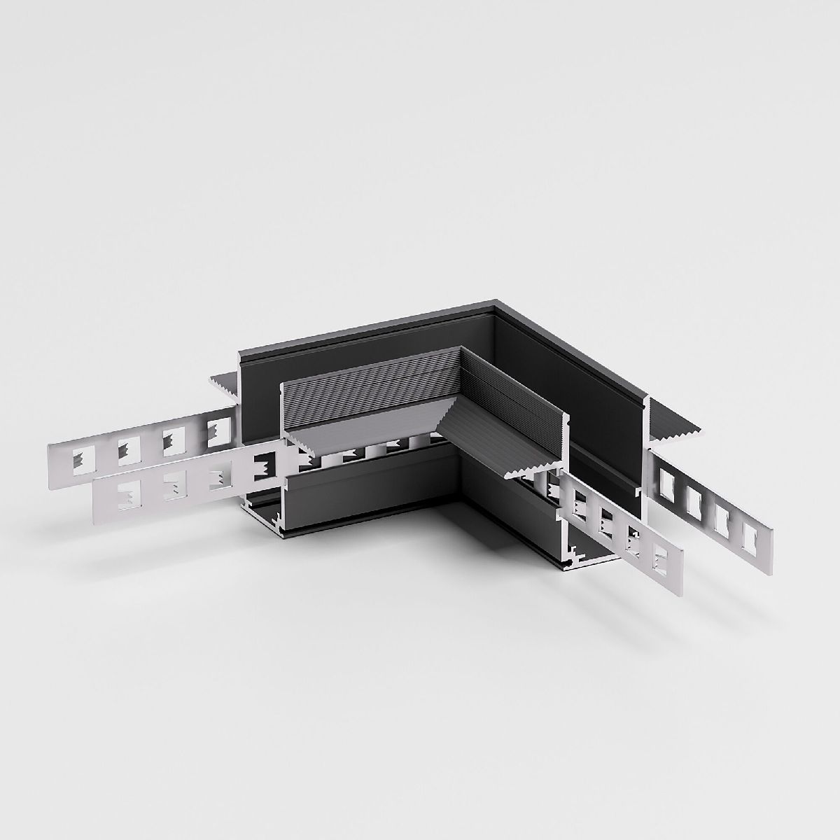 Коннектор угловой для встраиваемого шинопровода Elektrostandard Slim Magnetic 4690389206658 85212/00 a067500 в Санкт-Петербурге