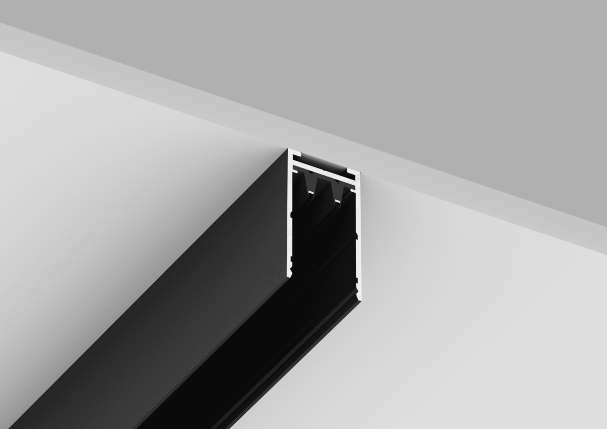 Шинопровод накладной 220V Crystal Lux CLT 0.115 01 L2000 BL в Санкт-Петербурге