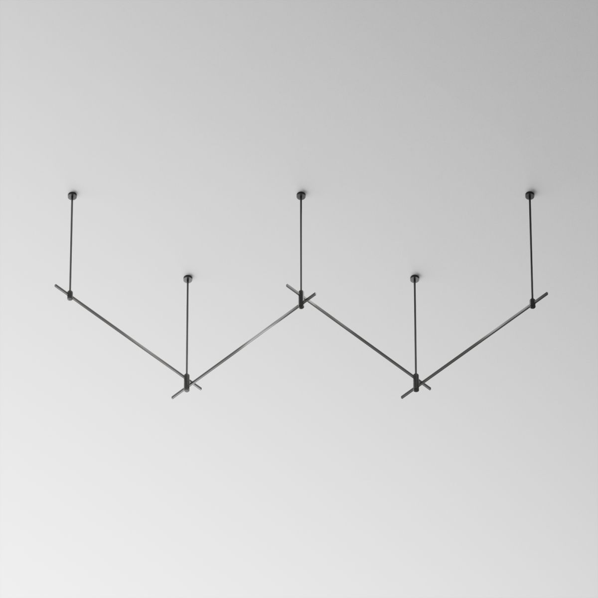 Основание Long двухуровневое на жестких подвесах для трековых светильников Maytoni Technical Flarity TFC-Flar-L02-B в #REGION_NAME_DECLINE_PP#