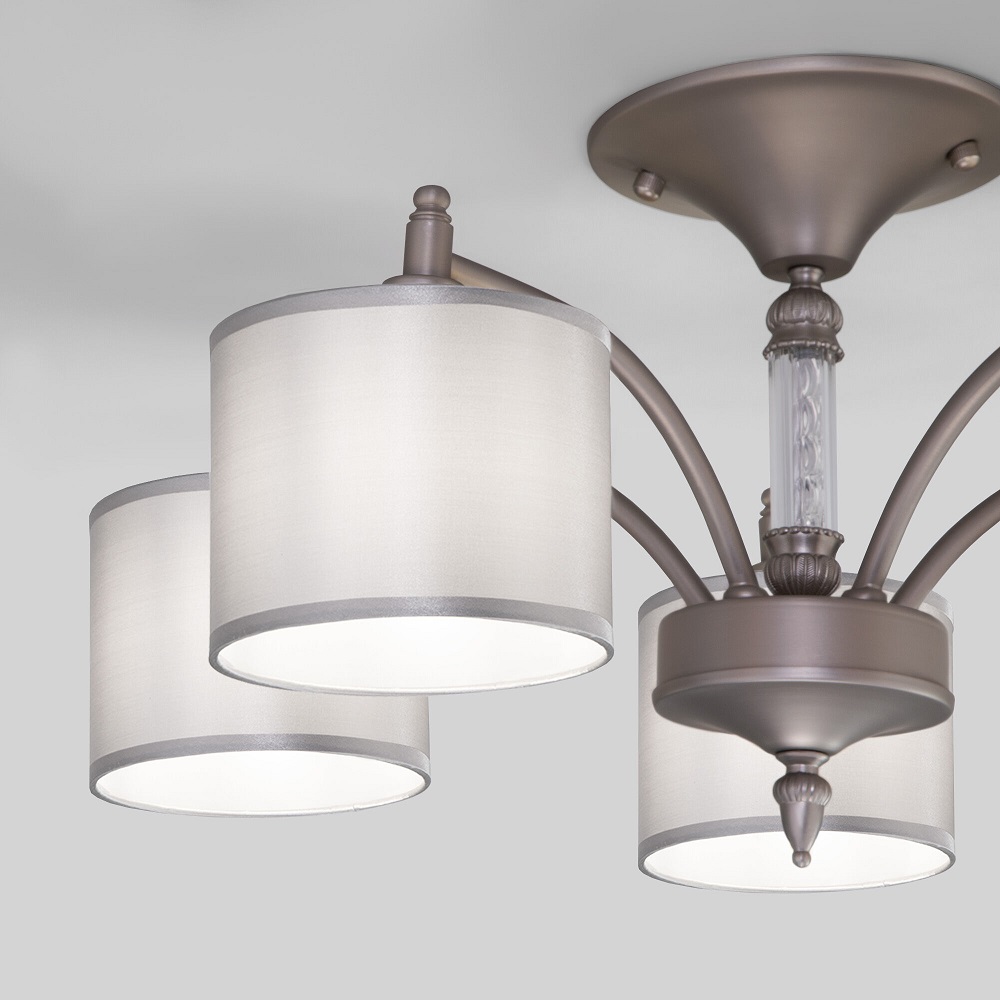 Потолочная люстра Eurosvet Adagio 60080/5 сатин-никель в Санкт-Петербурге