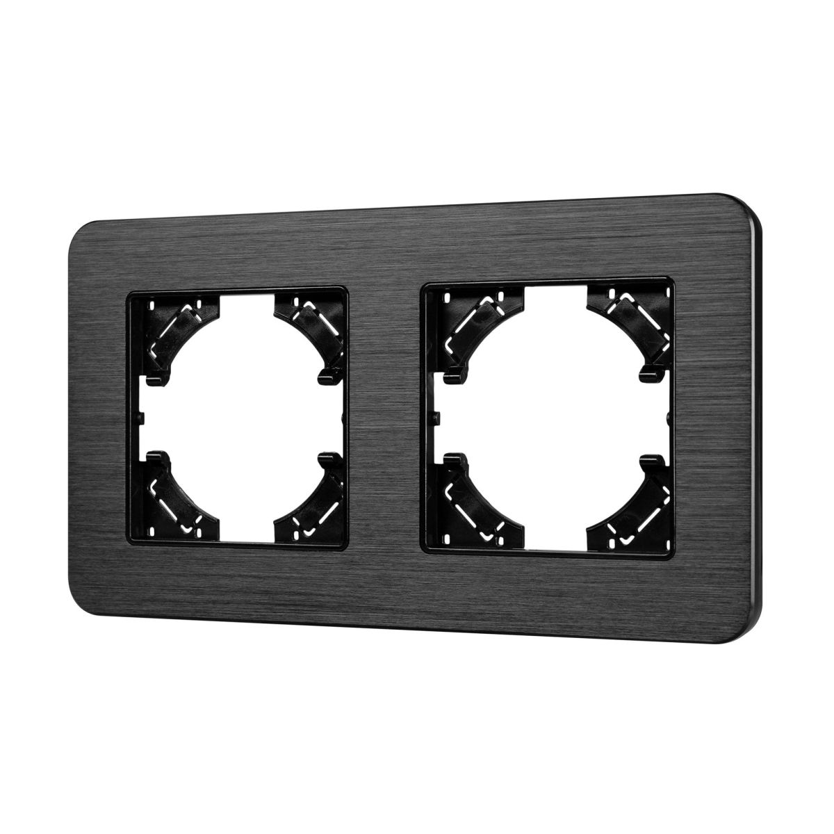 Рамка на 2 поста алюминиевая Arlight FRM-AKIRY-AL-2-BK 049725 в Санкт-Петербурге