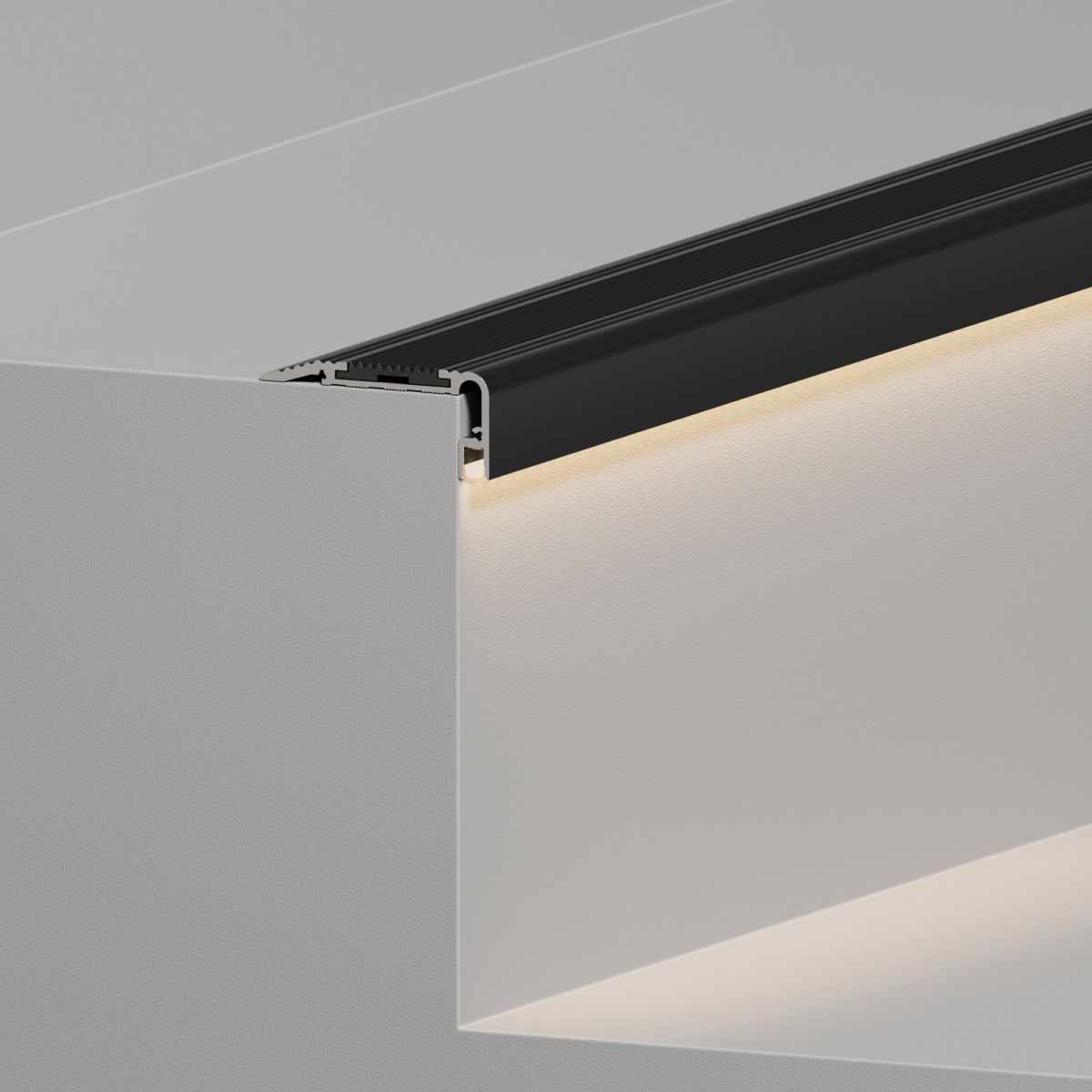 Профиль Arlight STAIR-W60-2000 ANOD BLACK (Алюминий) 060867 в #REGION_NAME_DECLINE_PP#