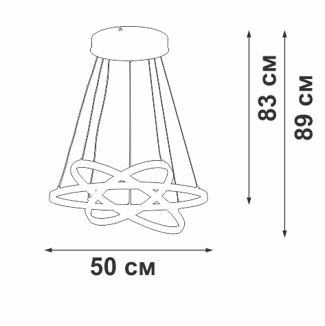 Подвесная люстра Vitaluce V2515DT-8/3S в Санкт-Петербурге