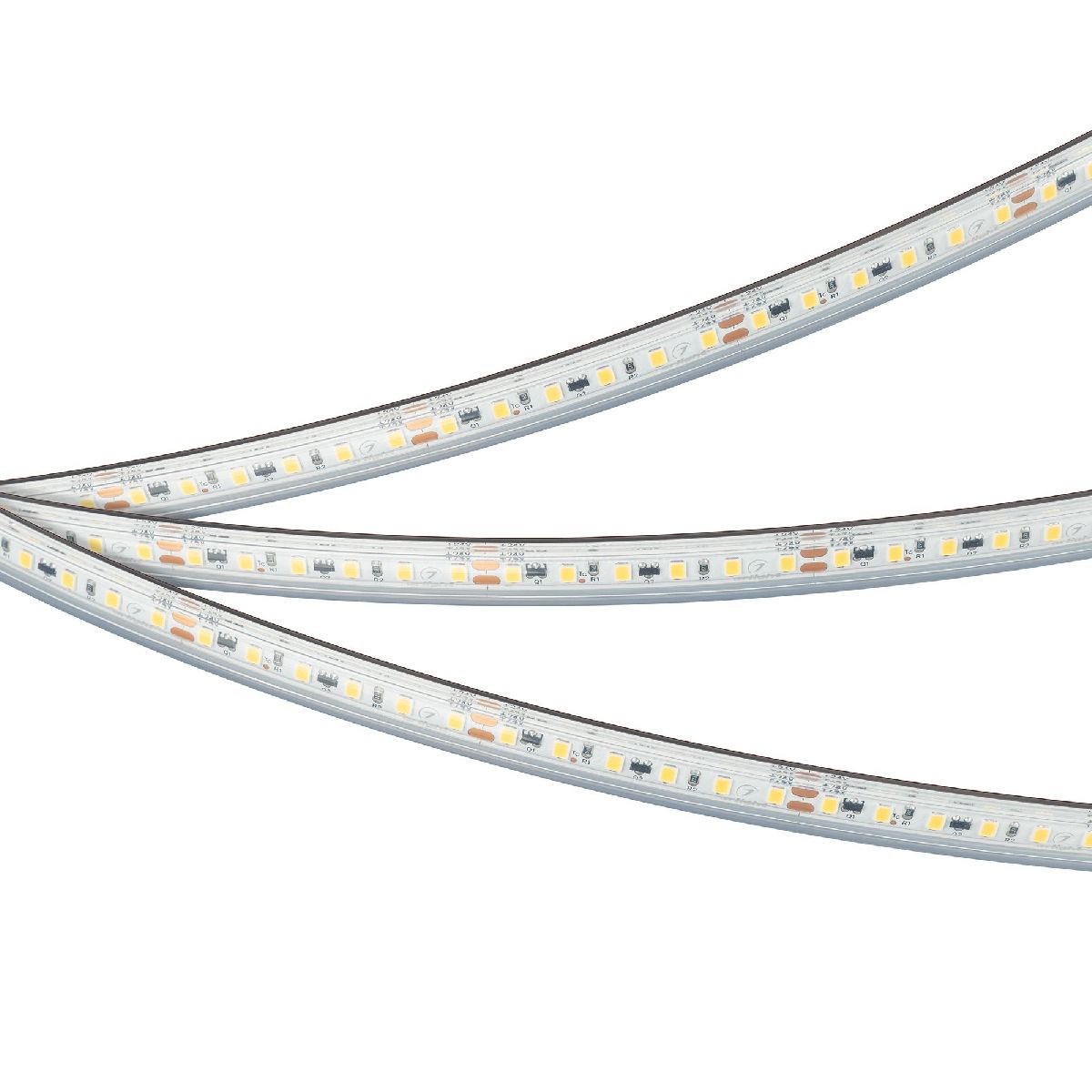 Светодиодная герметичная лента Arlight IC-PS-A120-10mm 24V Warm2700 (9.6 W/m, IP67, 2835, 10m) 050634 в Санкт-Петербурге