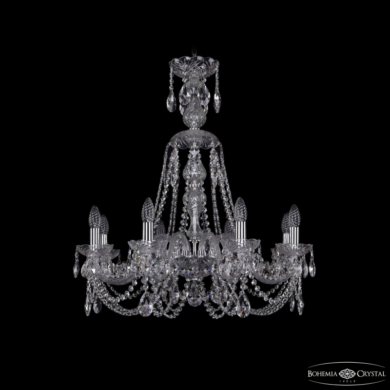 Подвесная люстра Bohemia Ivele Crystal 1406/8/240/XL-74 Ni в Санкт-Петербурге