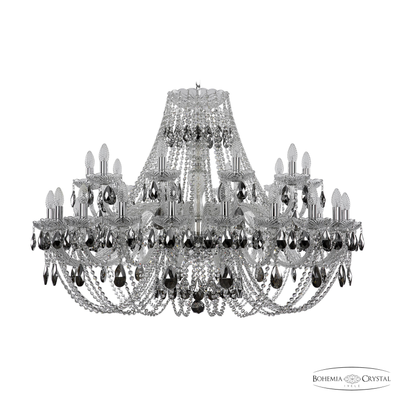 Подвесная люстра Bohemia Ivele Crystal 1406/20+10/400 Ni K781 в Санкт-Петербурге
