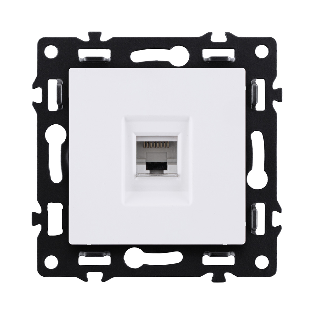 Розетка Ethernet RJ45 Cat.6, белый Kollinger Asthetik AS-017WH в #REGION_NAME_DECLINE_PP#