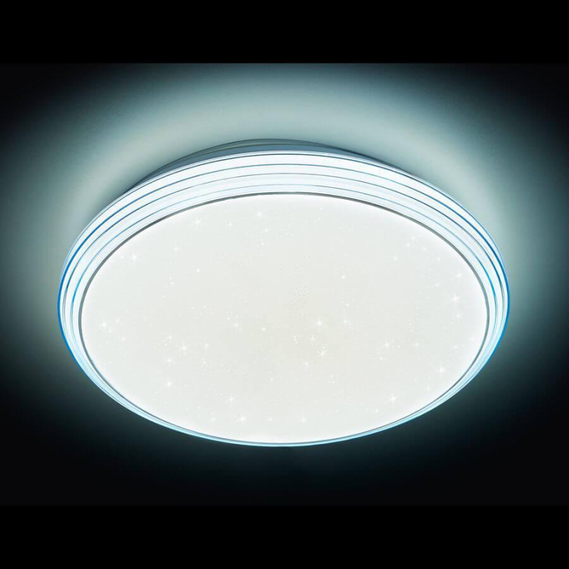Потолочный светодиодный светильник Ambrella Light Orbital Air F14 BL 72W D400 в Санкт-Петербурге