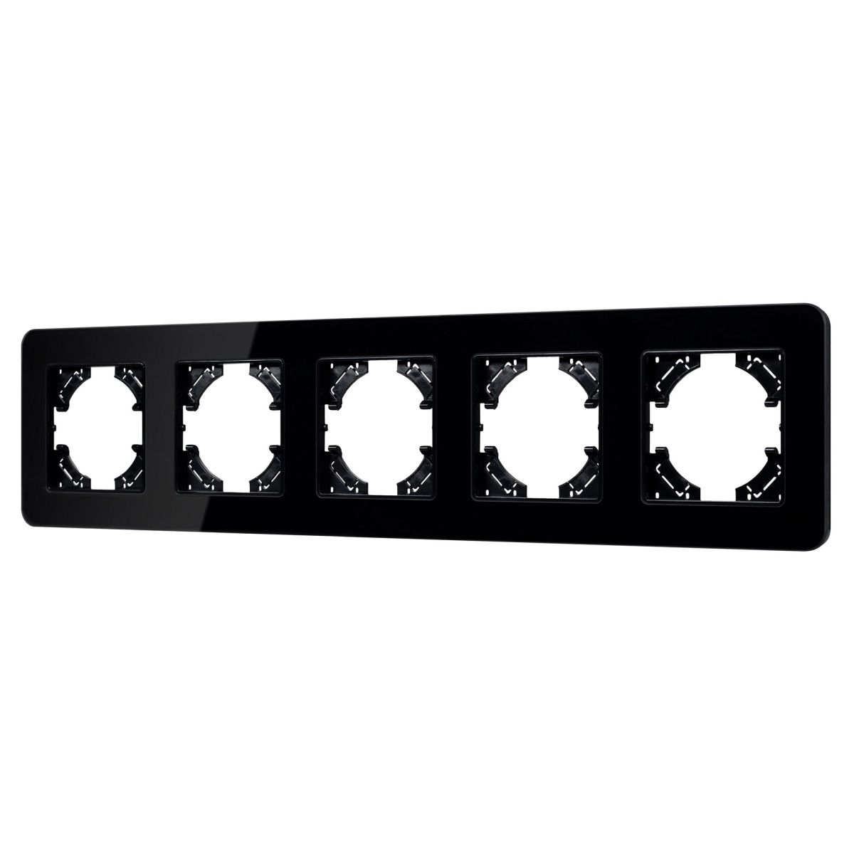 Рамка на 5 постов стеклянная Arlight FRM-OMALI-GS-5-BK 049705 в Санкт-Петербурге