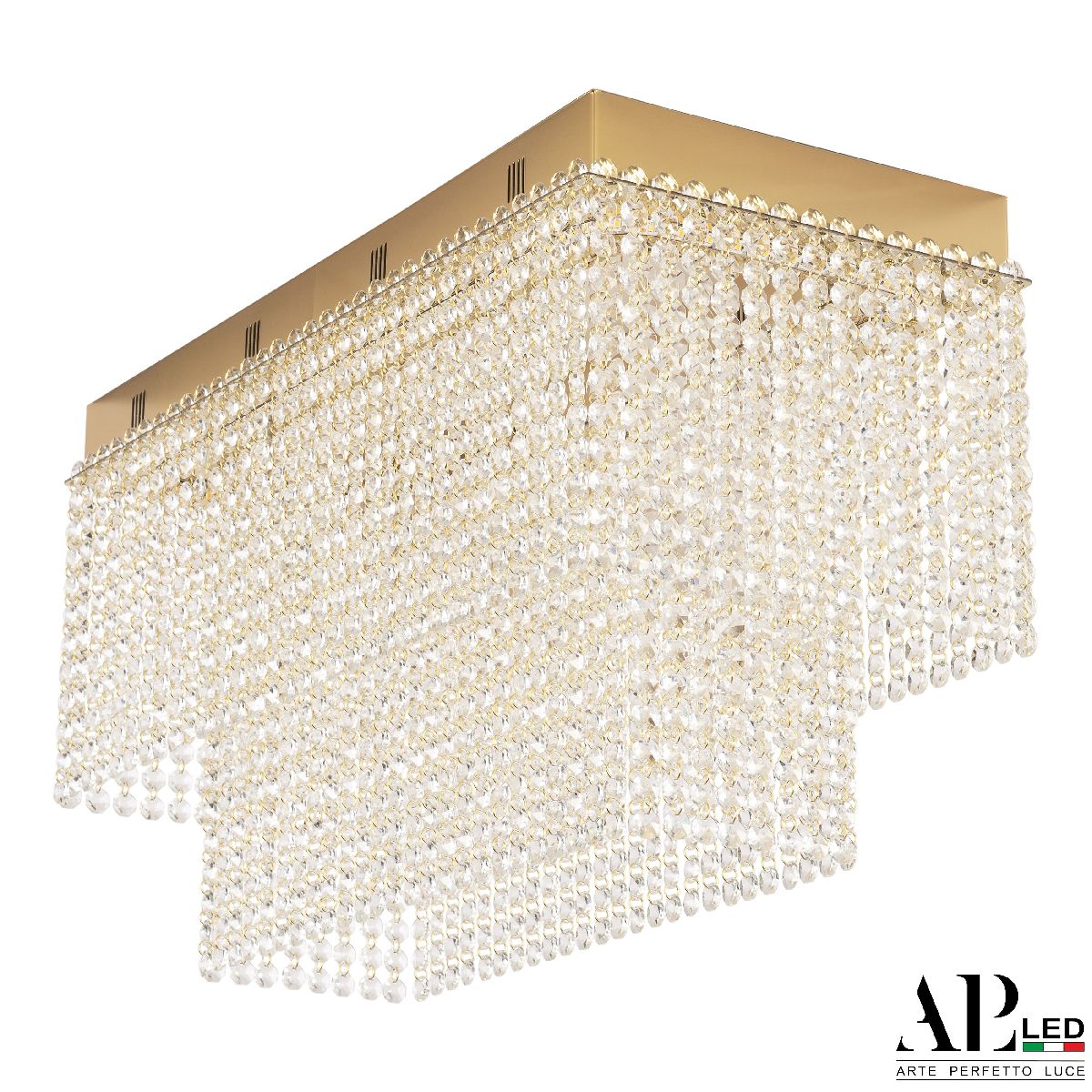 Потолочная люстра Arte Perfetto Luce Sicilia SH05.57.C.Gd.3000.PK в Санкт-Петербурге