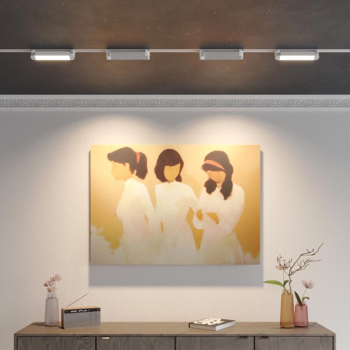 Трековый однофазный двухжильный светильник с переключателем цветовой температуры Novotech Port Iter 359793 в Санкт-Петербурге