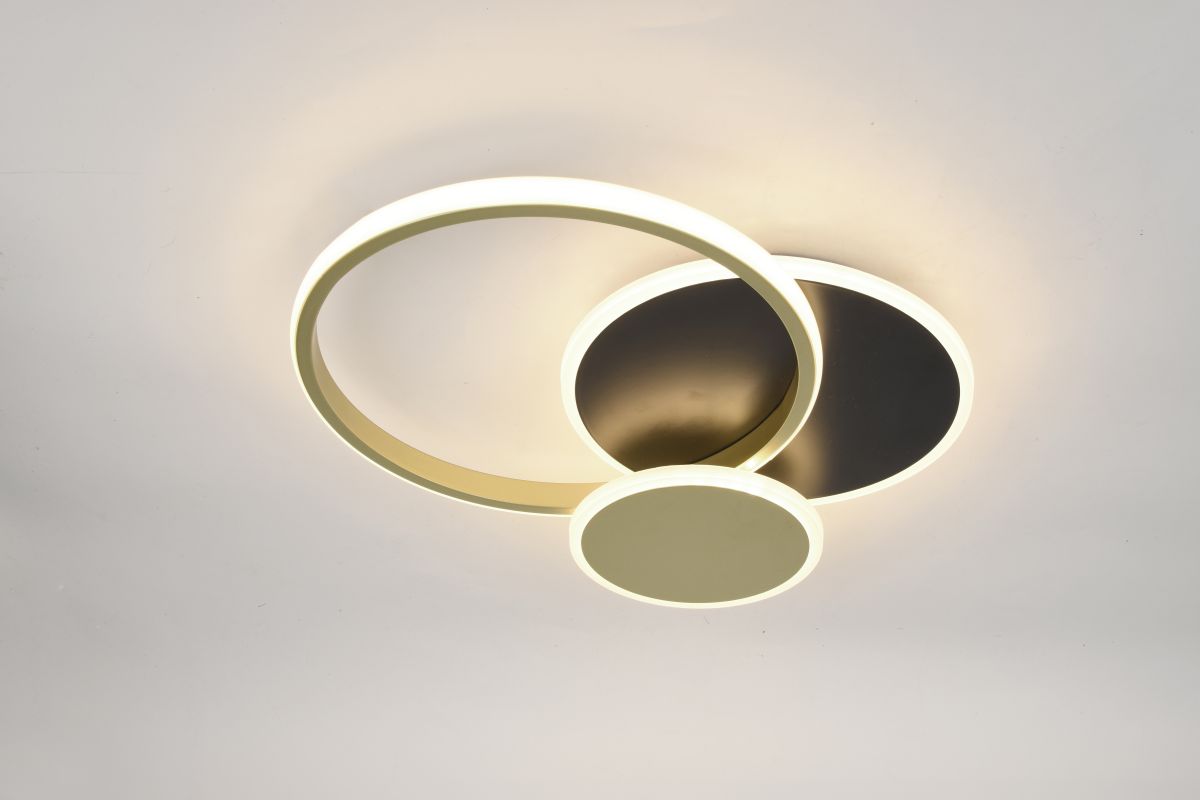 Потолочный светильник Эра Модерн City CLL-1-60 3K-6,5K RC BK+GD в Санкт-Петербурге